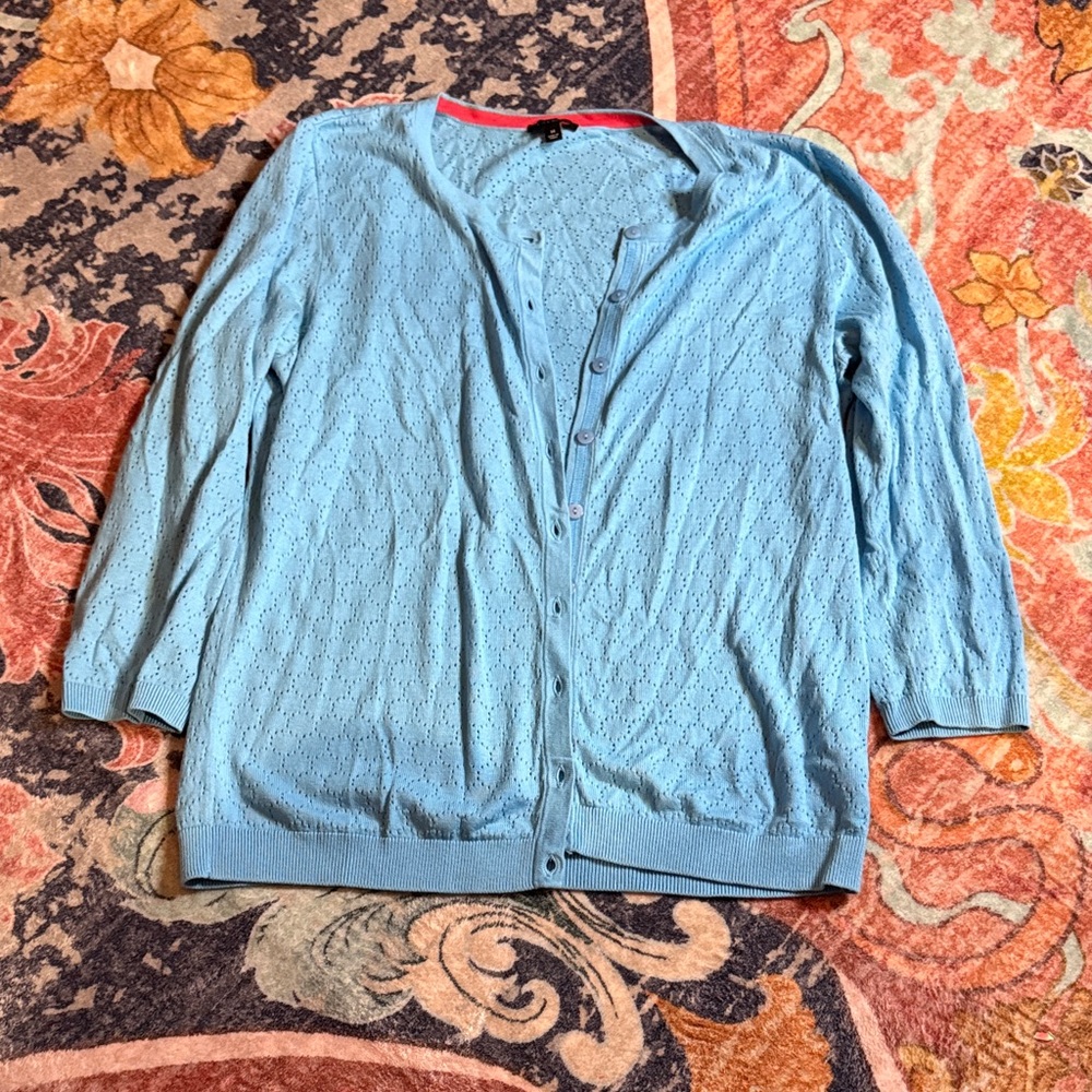 Talbots Sky Blue Women's Cardigan